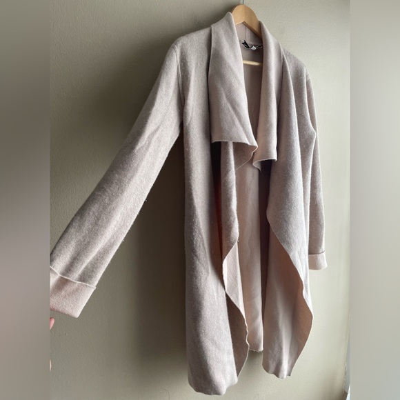 The Cashmere Project Women Long Thick Cardigan Cashmere Sweater Light Pink XS - Picture 7 of 13